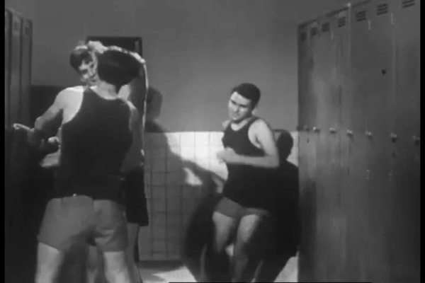 locker room jerking - remigumi cum milf anal vintage