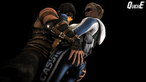 mortal kombat sex - blowjob in a van blonde bimbo porn
