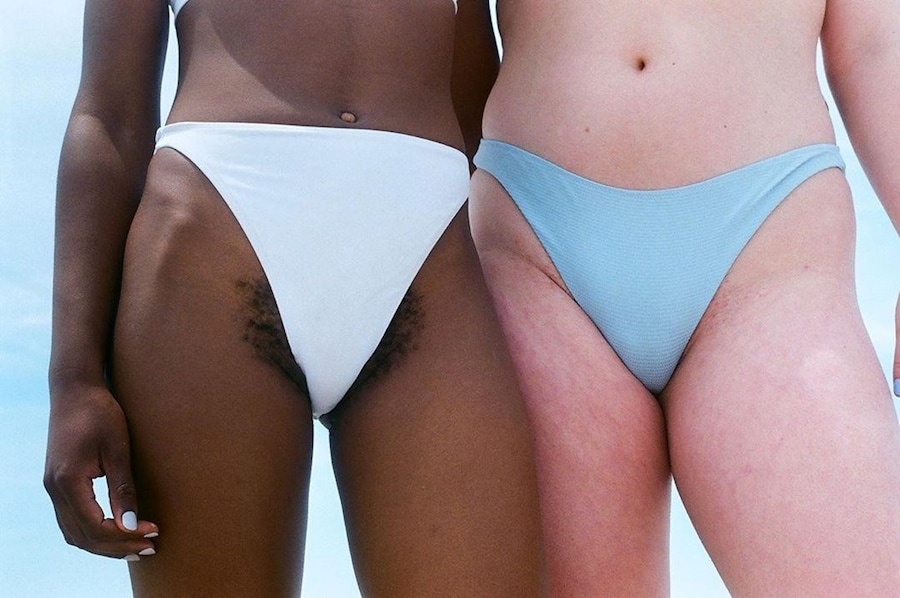 Best of Pubes in panties