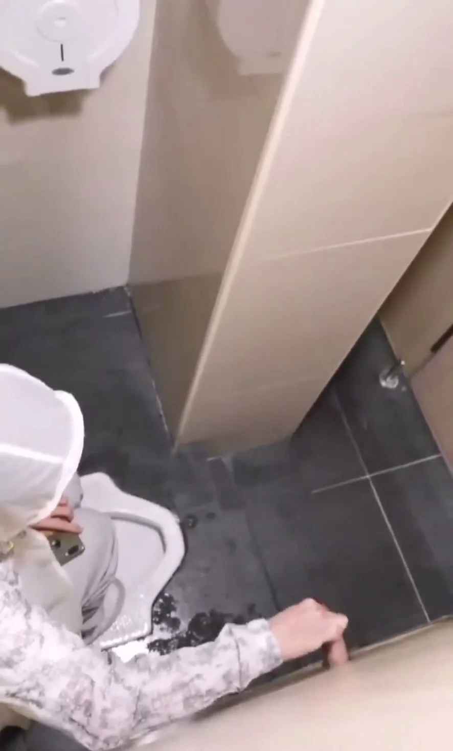 Best of Glory hole in bathroom