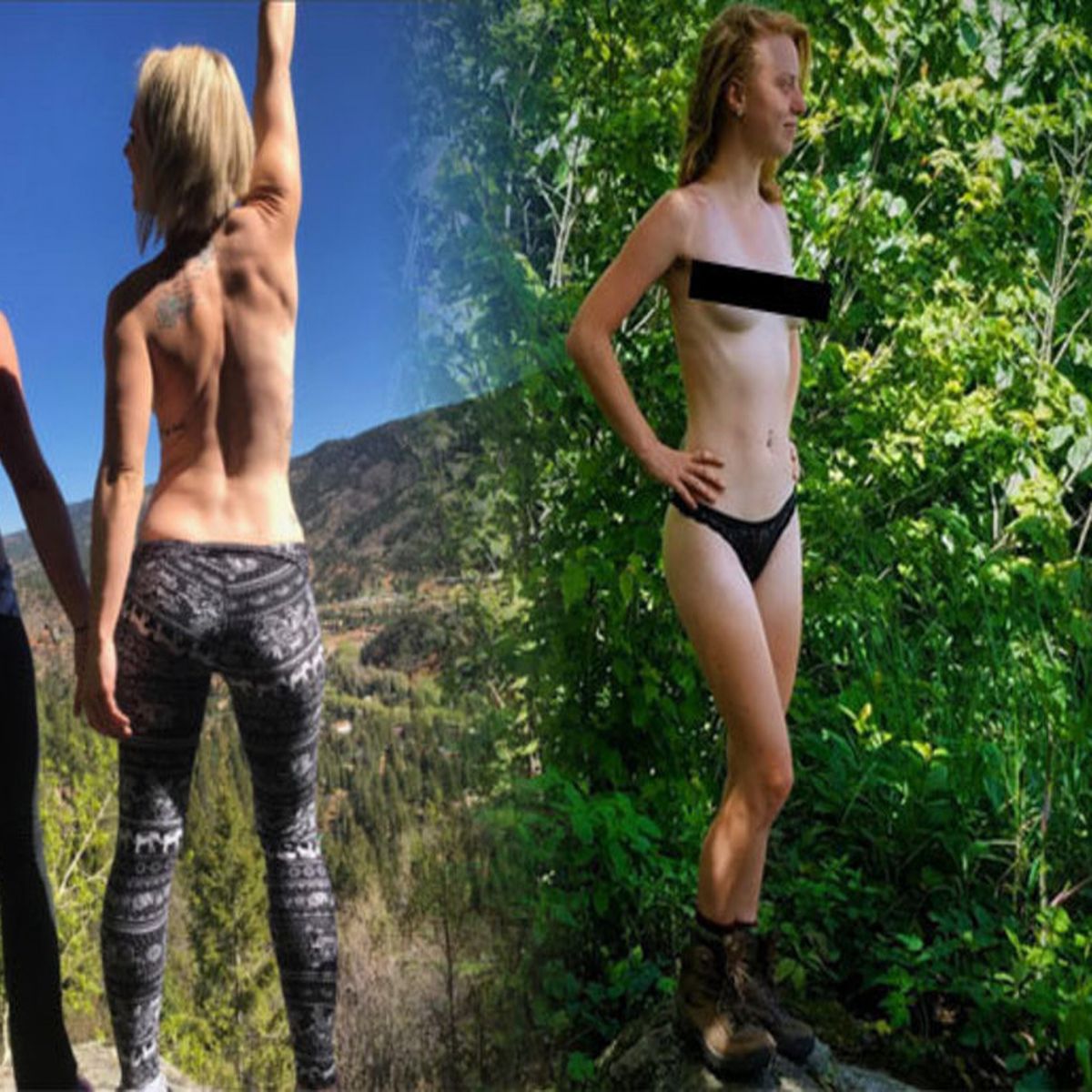caroline thaler recommends hiking naked pic
