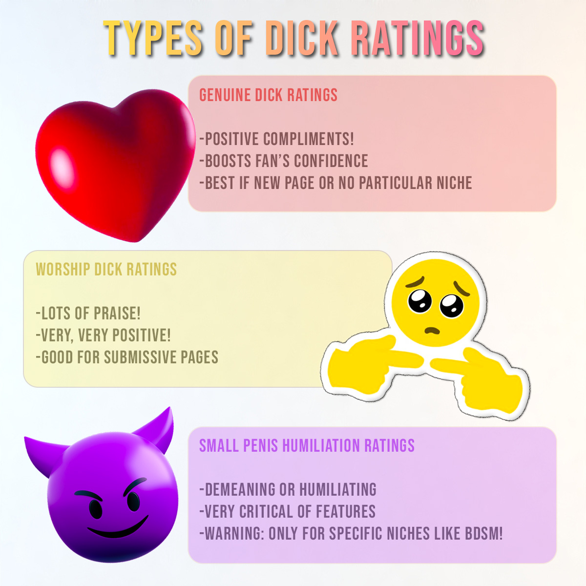 caridad moran recommends How To Do Dick Ratings