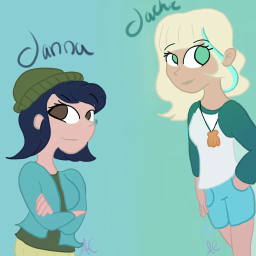 jackie x janna by melieconiek - teens yoga challenge tinysis porn