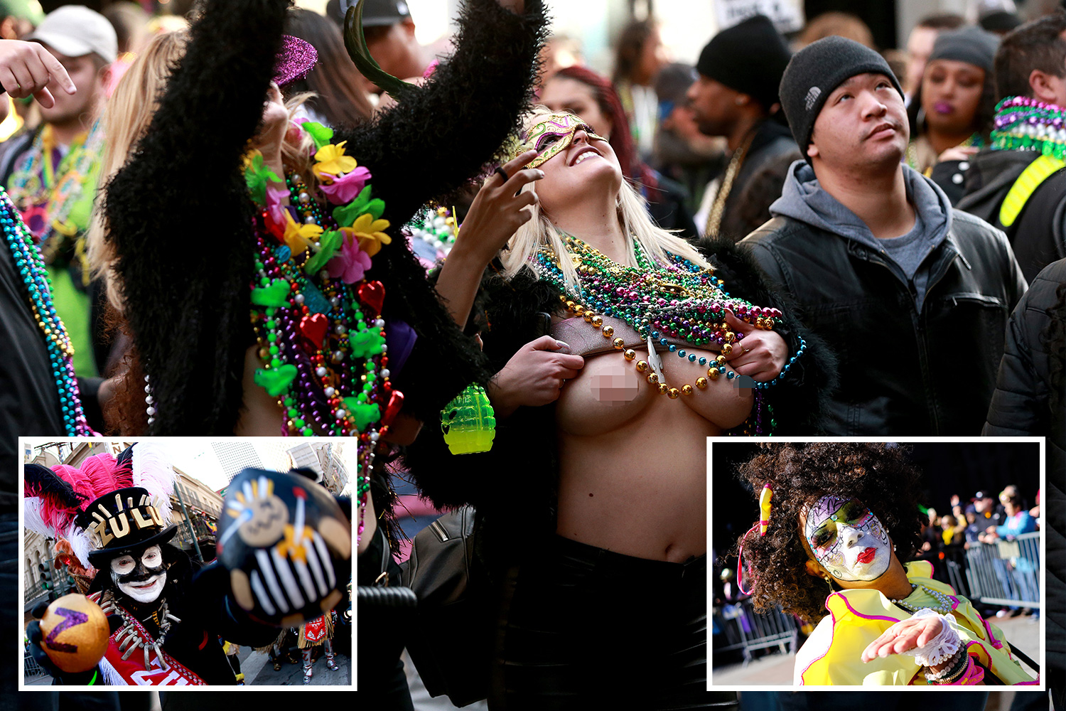 brenda counts recommends Mardi Gras Breast Flashing