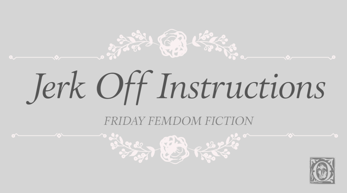 della v reed recommends Maturbation Instructions