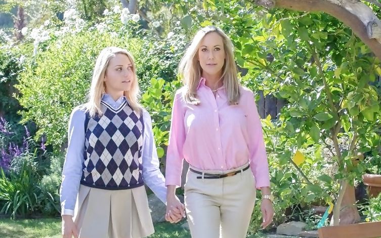 moms teach teens anal - ohana petite bbc cock spraying
