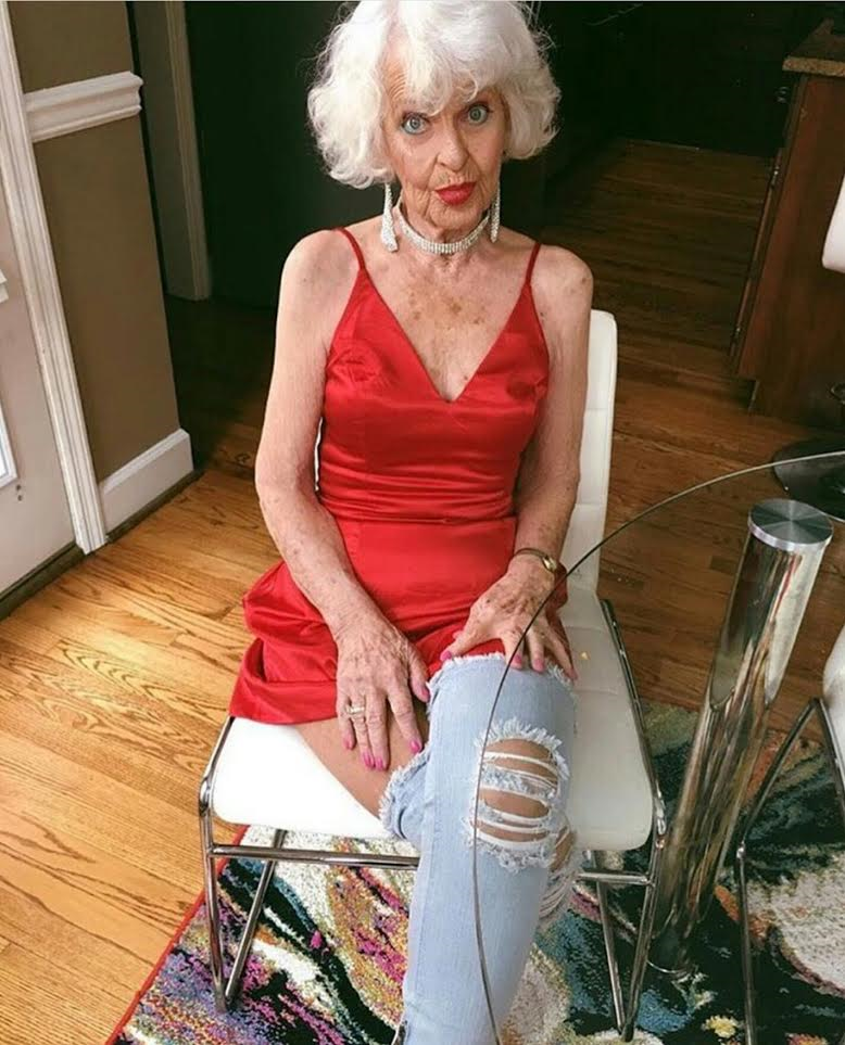 naked grannies - skylar vox stripping hot femdom mistress