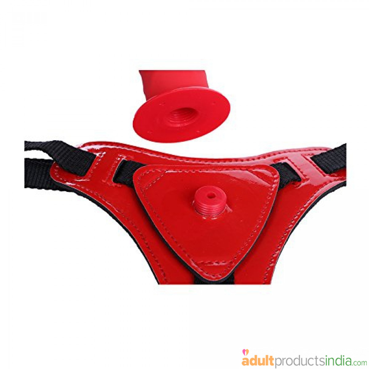 red strapon dicks gifs red strapon