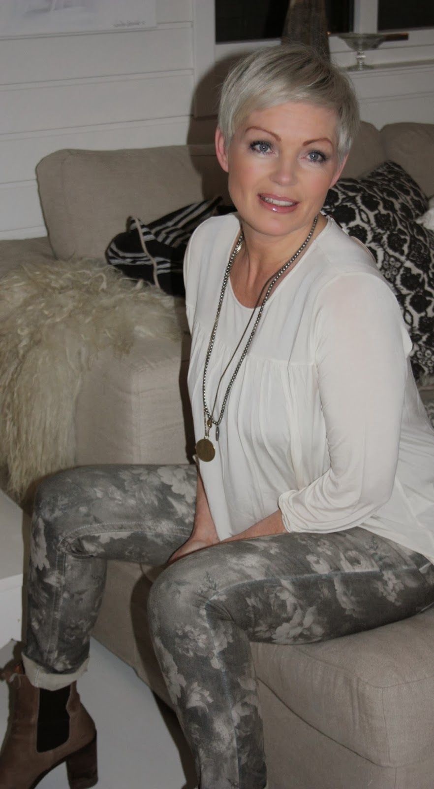 short hair gilf - czech fake cab sarah lace anal