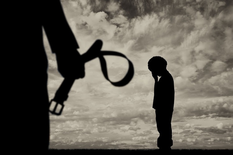 spanking and crying