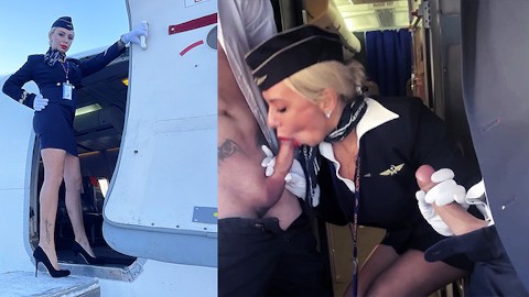 Best of Stewardess handjob