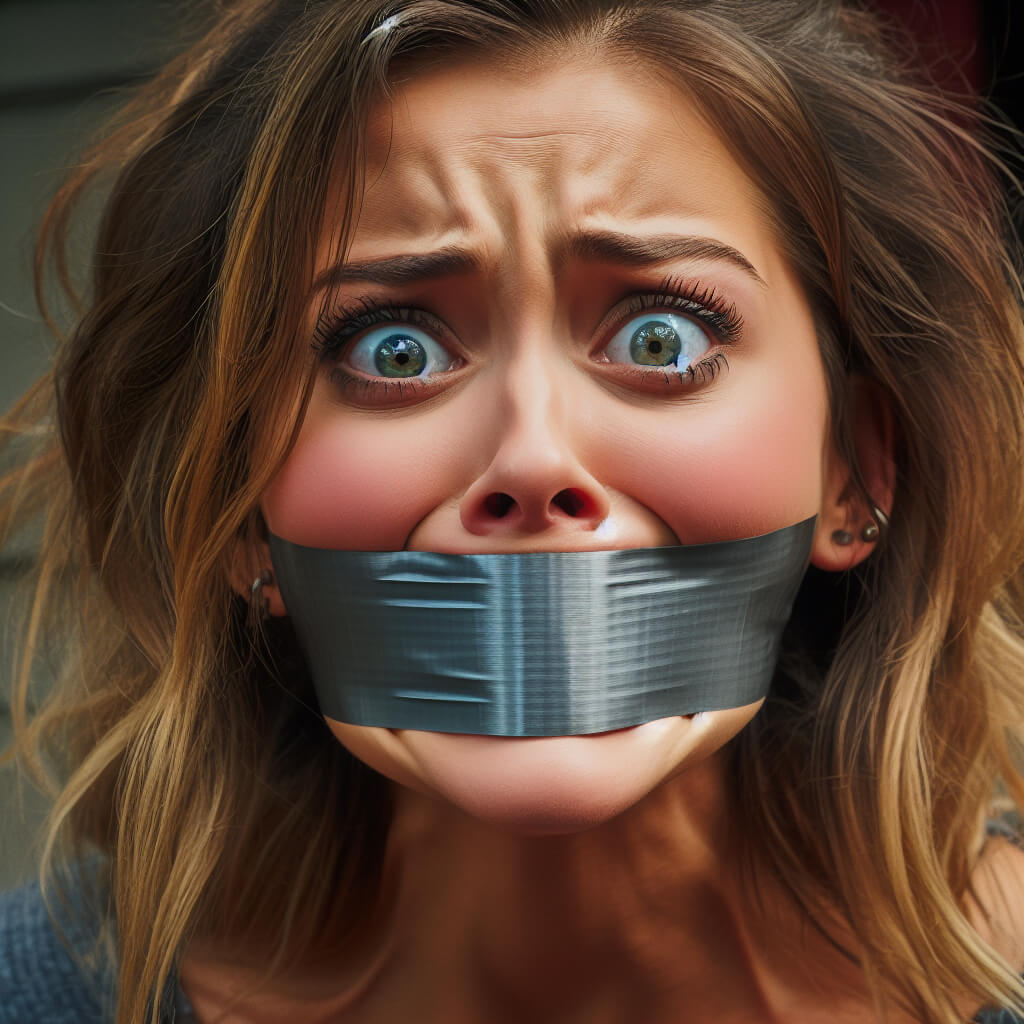 Best of Tight tape gag