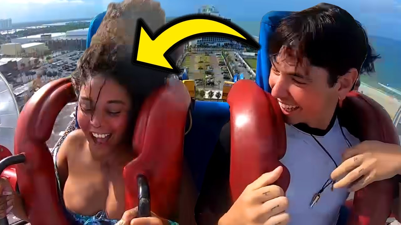 andrea casales like tits come out on slingshot ride photo buddy soule recommends tits come out on slingshot ride pic
