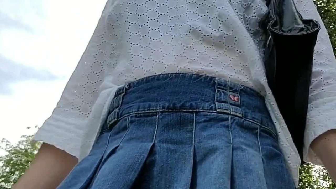 upskirt surprise for security