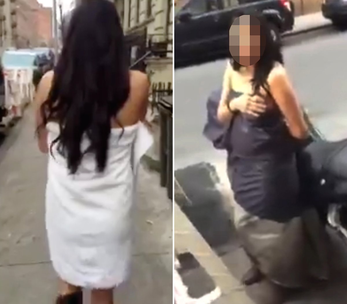 walking outside naked deepthroat blowjob walking outside naked