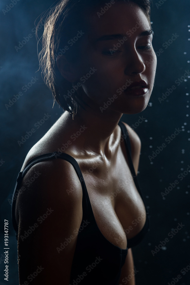 bre wilkins add wet huge boobs photo