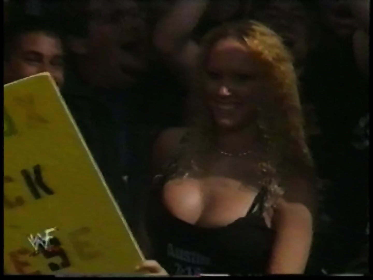 wwe tits flash